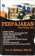PERPAJAKAN : Edisi Terbaru 2018