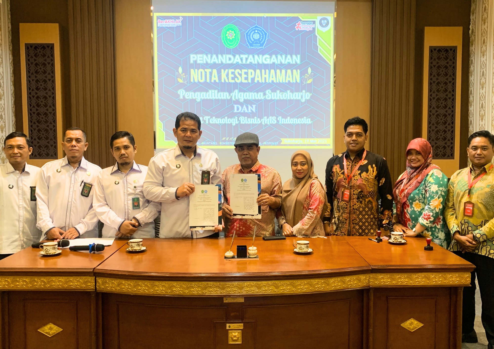 MOU ANTARA ITB AAS INDONESIA DAN PENGADILAN AGAMA SUKOHARJO